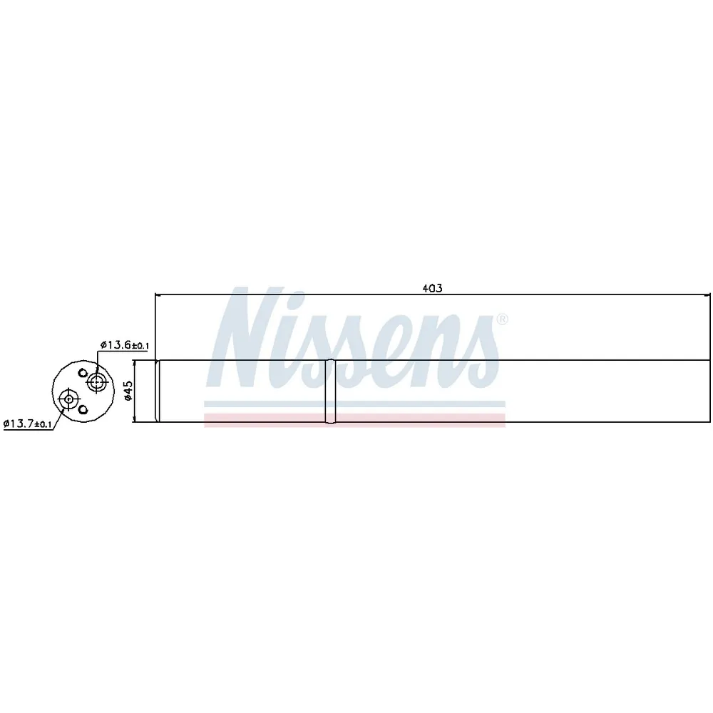 Осушитель MAN TGA 95226 NISSENS 95226