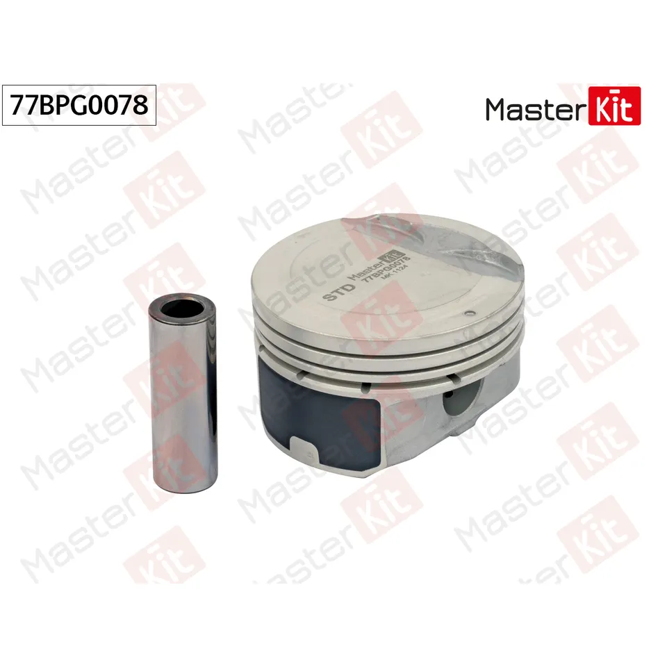 Поршень с пальцем (без колец) (1шт) (STD) HYUNDAI/KIA G4FA MASTERKIT 77BPG0078