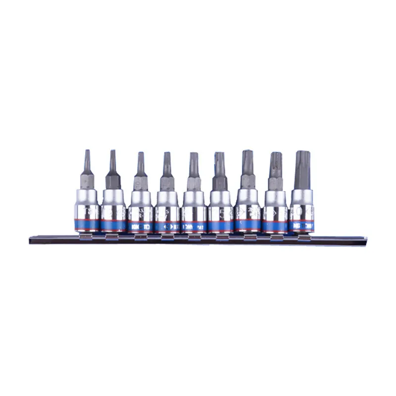 Набор торцевых насадок Torx T8-T40, 1/4DR, L37 мм, 9 предметов KING TONY 2109PR