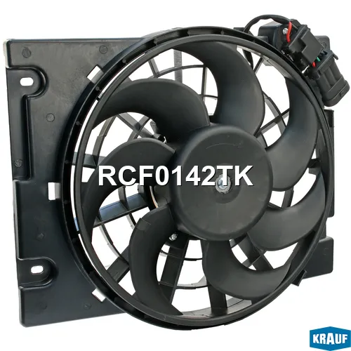 Вентилятор охлаждения с кожухом и резистором KRAUF RCF0142TK