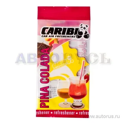 Ароматизатор Елочка пропитанный пластинка CARIBI VSK-00009118