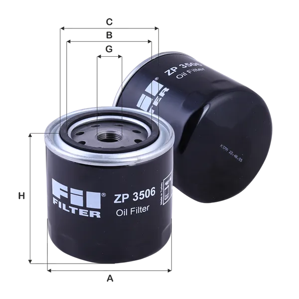 Фильтр масляный FIL FILTER ZP3506