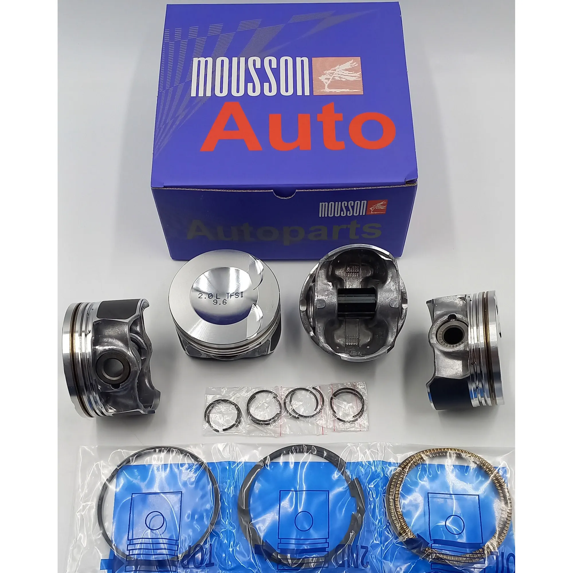 Поршень кольца ремонтные +0,5мм комплект VW 2.0T EA888 23mm на 1 цилиндр MOUSSON SPR20EA8882305