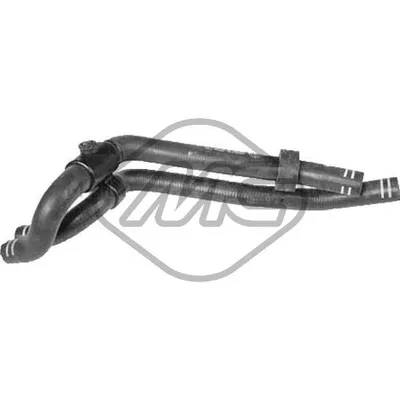 Патрубок отопления двойной FIAT DOBLO 1.9D 00- Metalcaucho 09369