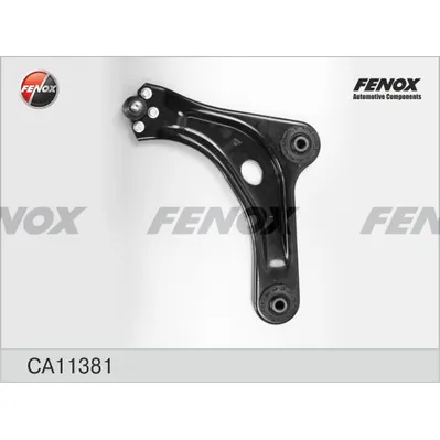 Рычаг подвески CITROEN C2/C3 02-; PEUGEOT 1007 05- ПЕРЕДНИЙ НИЖНИ FENOX CA11381