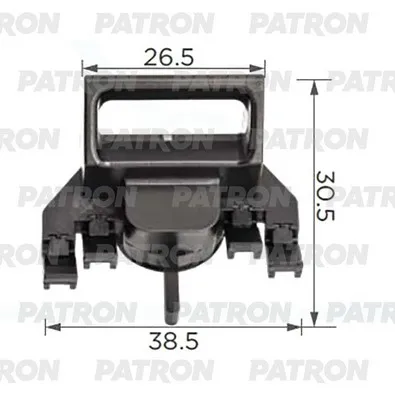 Клипса пластмассовая Ford клипса крепления зеркала PATRON P37-3876
