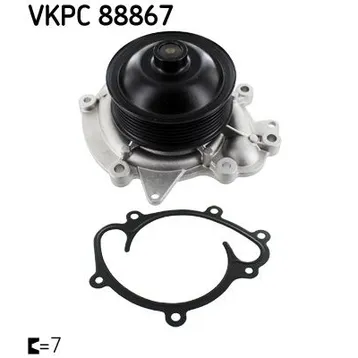 Помпа, водяной насос MB W204/W211/SPRINTER 2.2/2.8/3.2 CDI 04&ampgt/JEE SKF vkpc88867