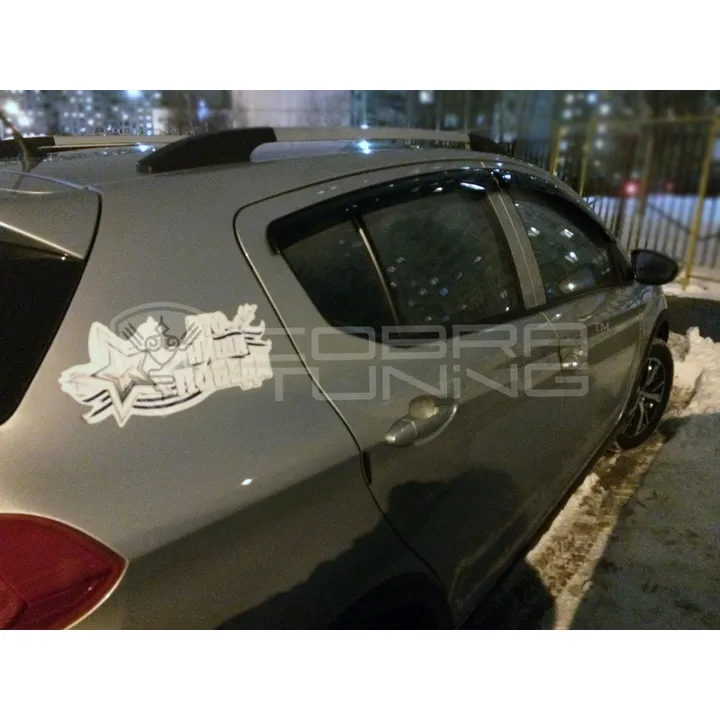 Дефлектора окон Lifan X50 2015 деф.окон Cobra tuning L30715