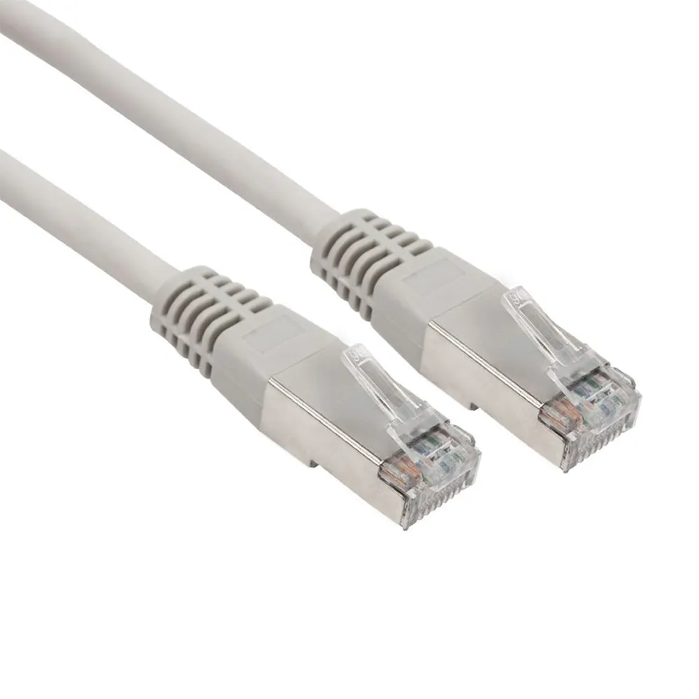 Патч-корд F/UTP, категория 6, RJ45-RJ45, экранированный, LSZH серый, 0,5 м REXANT 18-8101-1