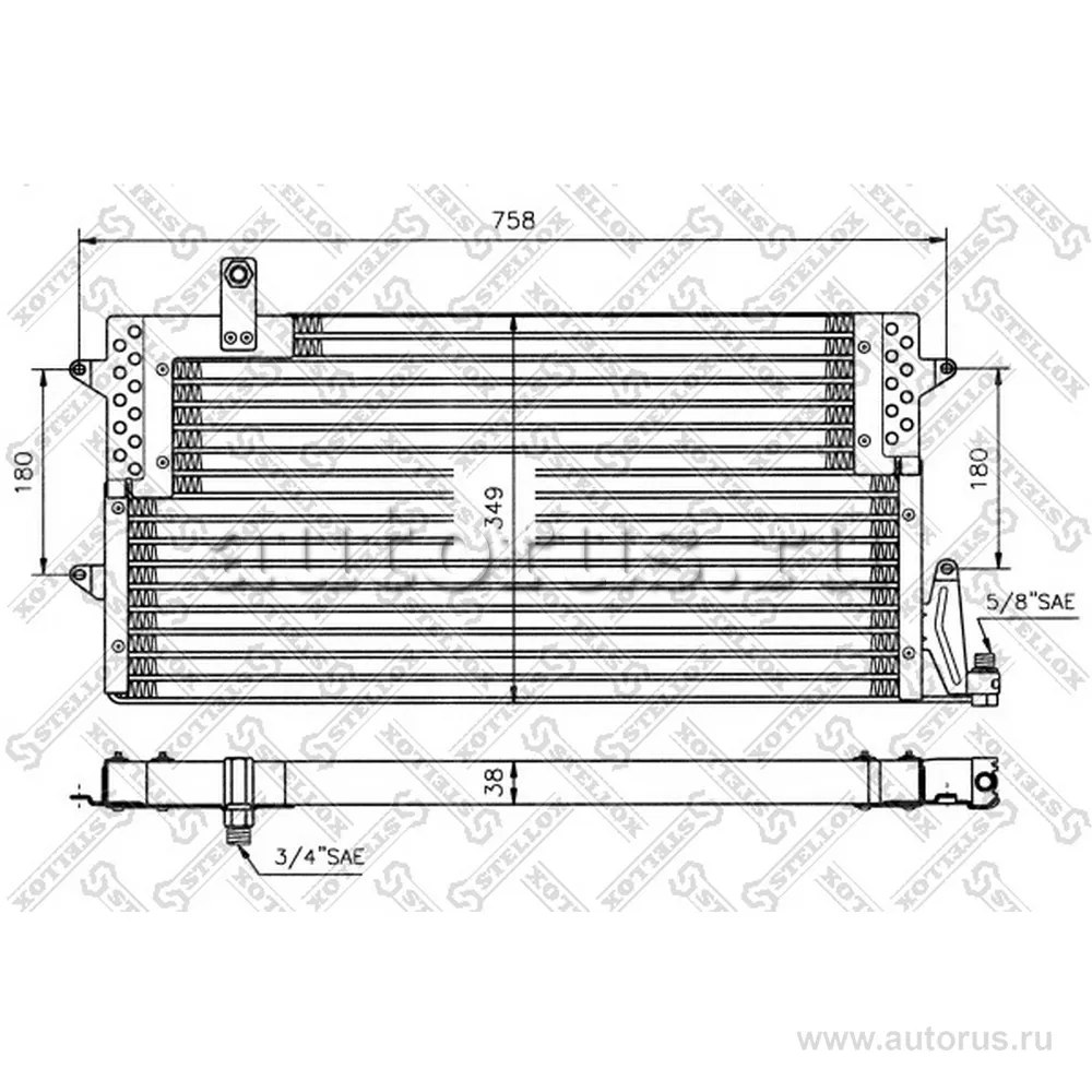 Радиатор к  STELLOX 10-45005-SX