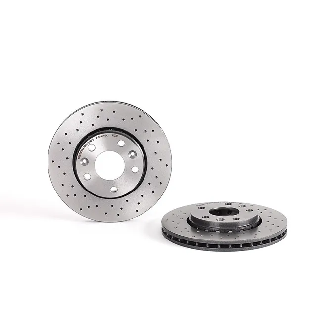 Диск тормозной передний (XTRA) RENAULT MEGANE III/SCENIC III /VENT D=280MM BREMBO 09.A727.1X