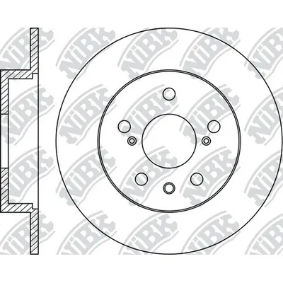 Диск тормозной задний SUZUKI SWIFT IV 10->/SX4 S-CROSS 13->/VITARA 14-> NIBK RN1693