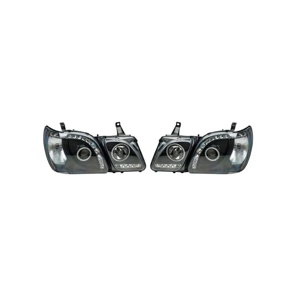 Фара левая+правая тюнинг, комплект черная LX470 1999-2007 TYLCL470003
