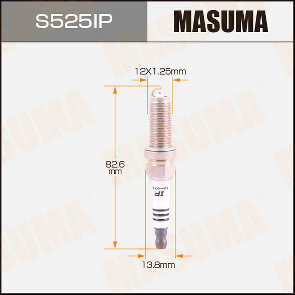 Свеча зажигания IRIDIUM+PLATINUM IRIDIUM+PLATINUM (ILKAR7L11) MASUMA S525IP