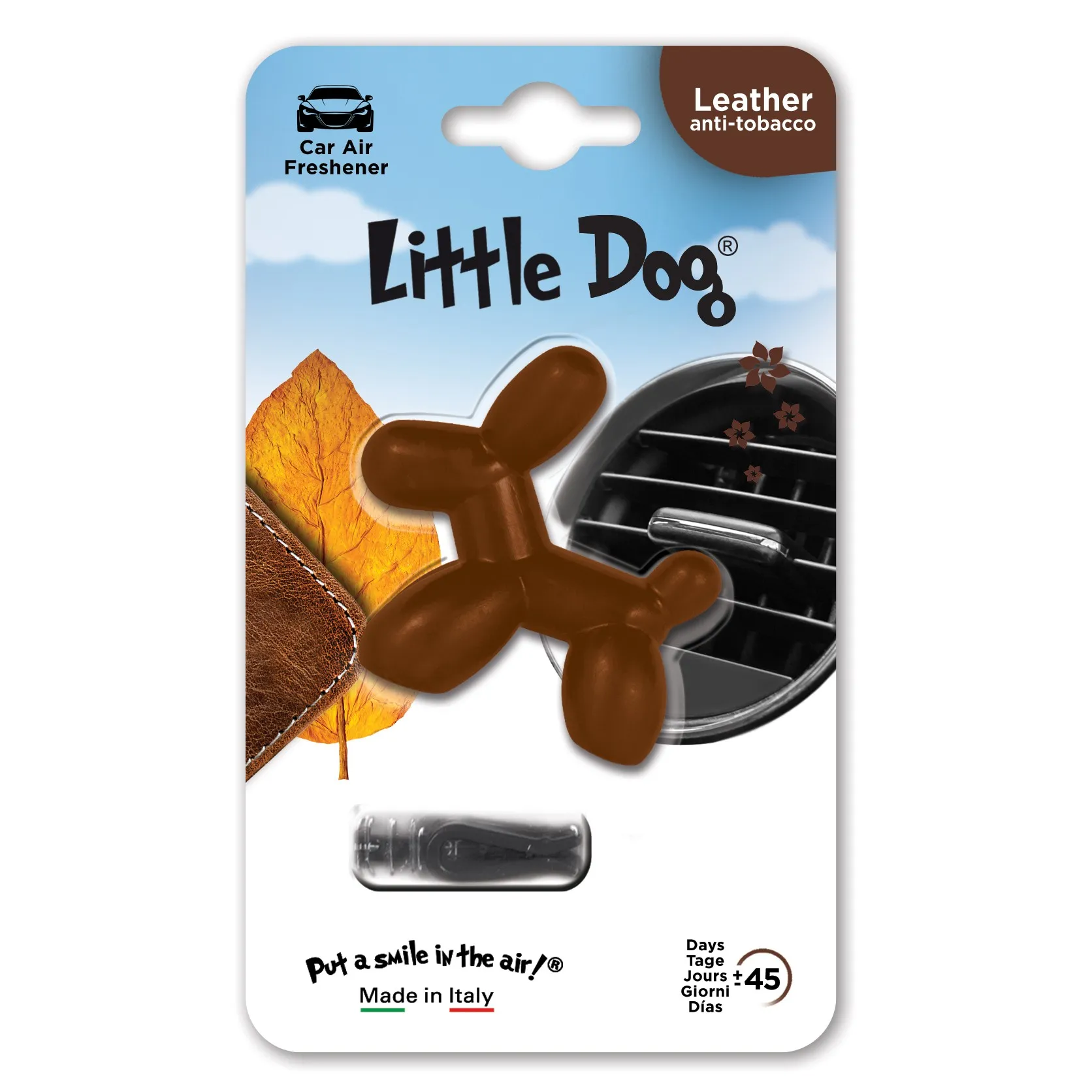 Ароматизатор на дефлектор Little Dog Leather (Новая кожа) Little Dog ED0505