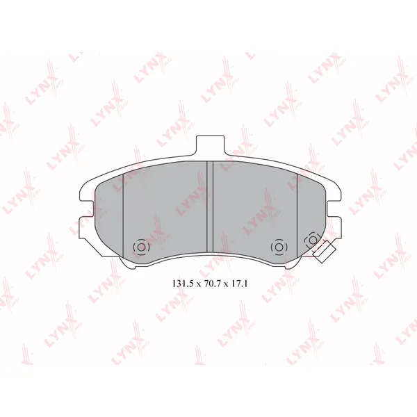 Колодки тормозные LYNXauto BD-3610