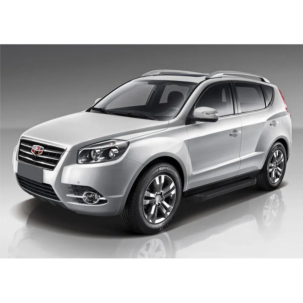 Порог-площадка Black F173ALB + комплект крепежа, RIVAL, Geely Emgrand X7 2013-2016- Geely Emgrand X7 2013-2016 2016-2019 F173ALB.1902.2