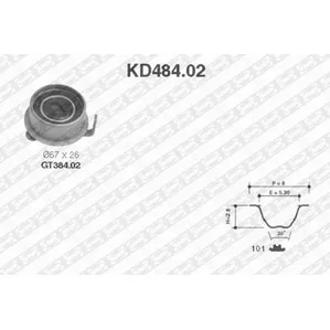 Комплект ГРМ KIA Picanto HYUNDAI i10, Atos Prime, Atos, Amica, Getz NTN-SNR KD48402