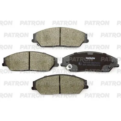 Колодки тормозные дисковые перед. TOYOTA CAMRY 2.5/3.5 11-> Geely Emgrand X7 PATRON PBP1678
