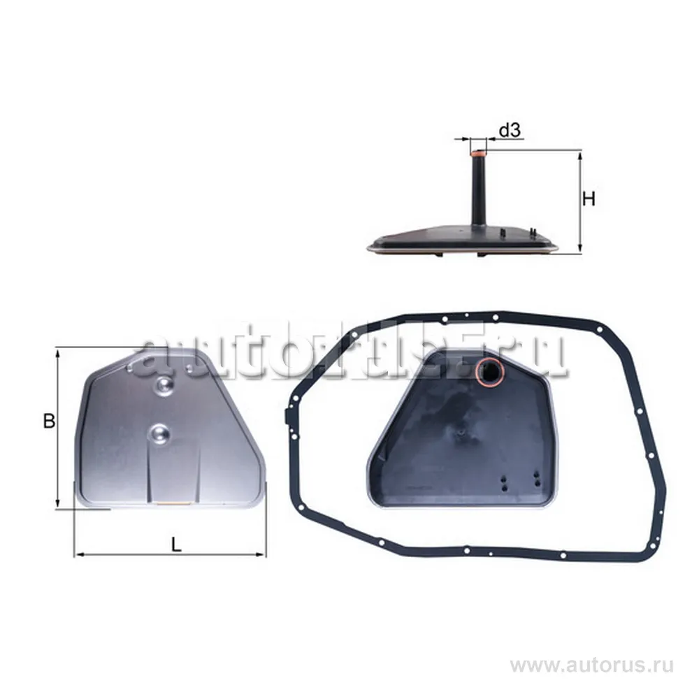 Фильтр масляный акп VAG ZF (09L 325 429 0501 212 401) KNECHT MAHLE / KNECHT HX164D1