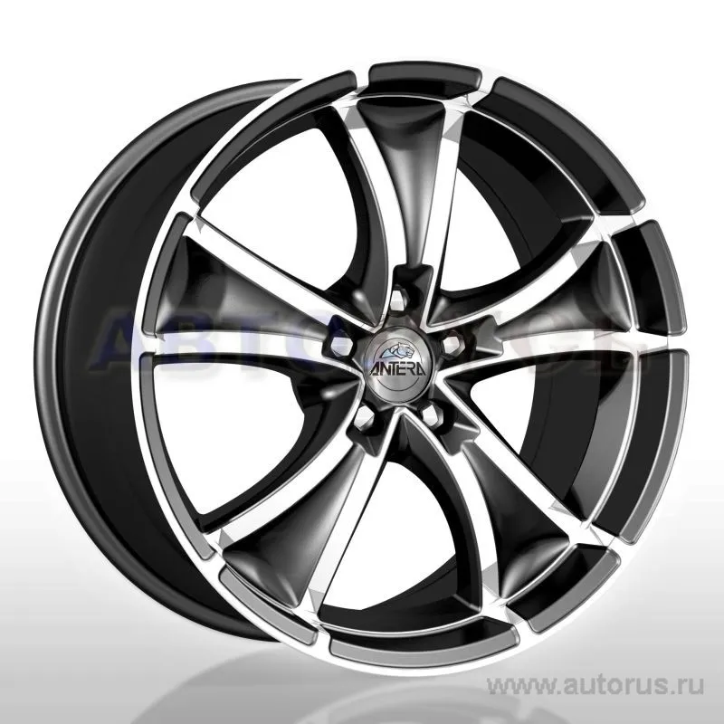 Диск литой R18 8J 5x112/75 ET48 ANTERA 383 Diamond Black Front Polished 383808B03
