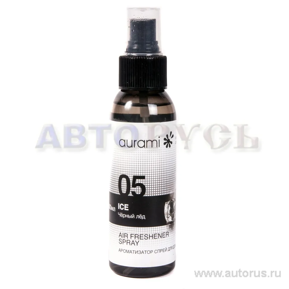 Ароматизатор Черный лед жидкий спрей черный лед AURAMI SPR-05