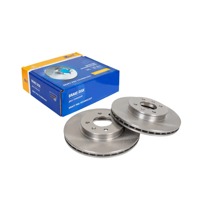 Диск тормозной передний HYUNDAI ACCENT III (05-) OBERKRAFT, шт KRAFT KT016024