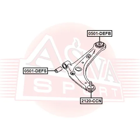 Опора шаровая ASVA 2120CCN