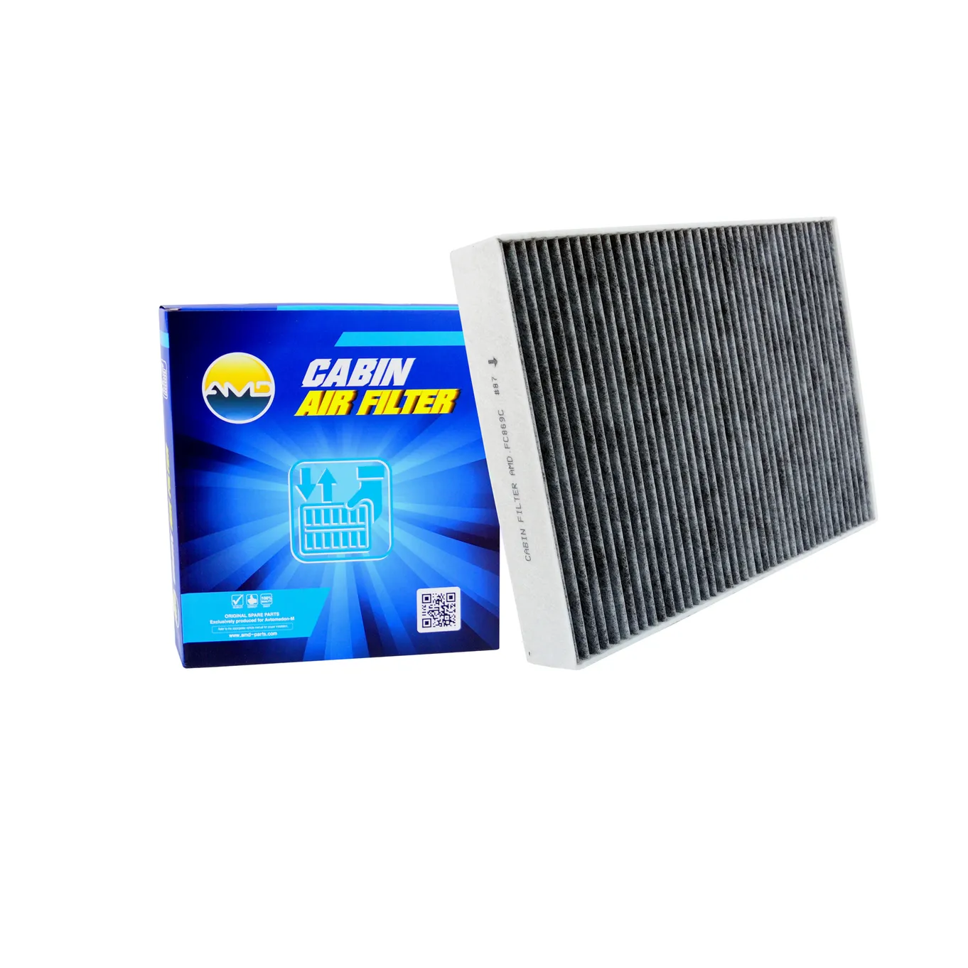 Фильтр салонный угольный VOLVO (XC60 II UZ) (2017-) (XC90 II L_) (2014-2018 AMD AMD.FC869C