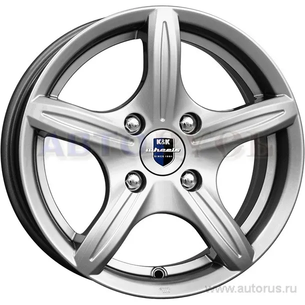 Диск литой R14 6J 4x98/58.5 ET38 КИК Мирель блэк платинум 16285