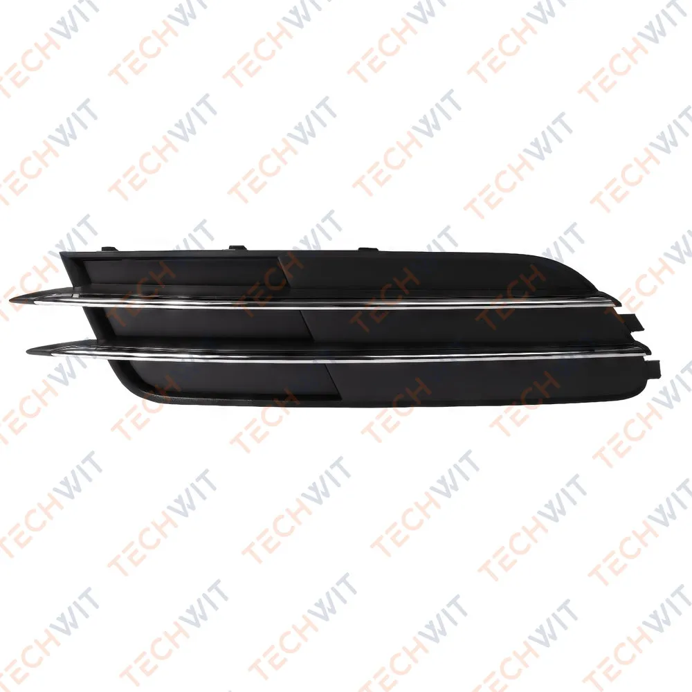 Накладка фары противотуманной Лев. с хромом глухая Audi A6 2011-2014 TECHWIT BD003ADI113CR