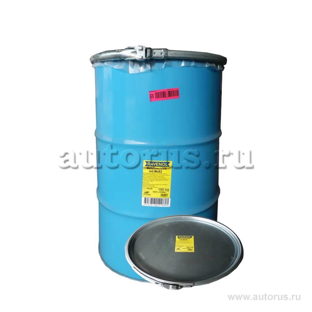 Смазка пластичная RAVENOL Mehrzweckfett m.MOS 2 180 кг Ravenol 1340103-180