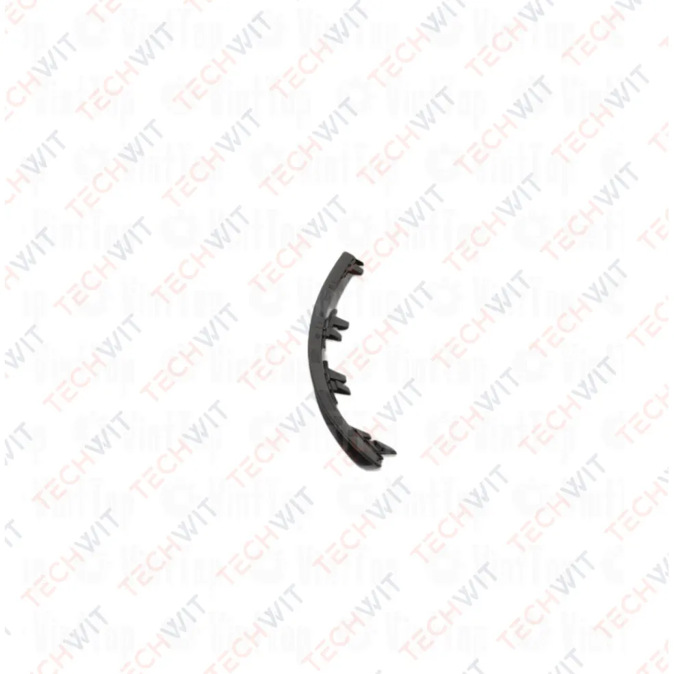Молдинг бампера переднего Лев. чёрный VW Passat B8 2014-2020 TECHWIT BD024VWG011BL