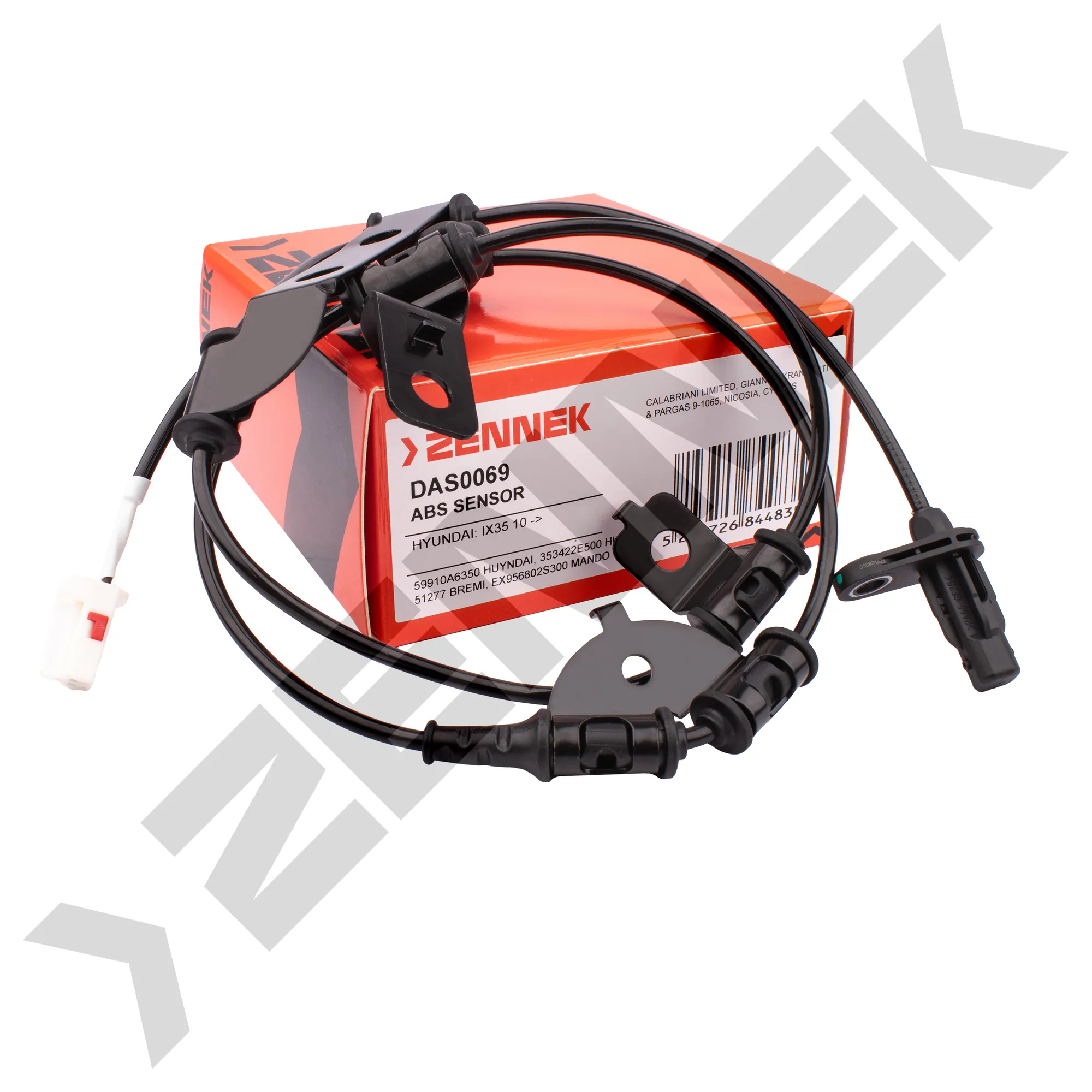 Датчик ABS задний левый HYUNDAI IX35 10 - ZENNEK DAS0069
