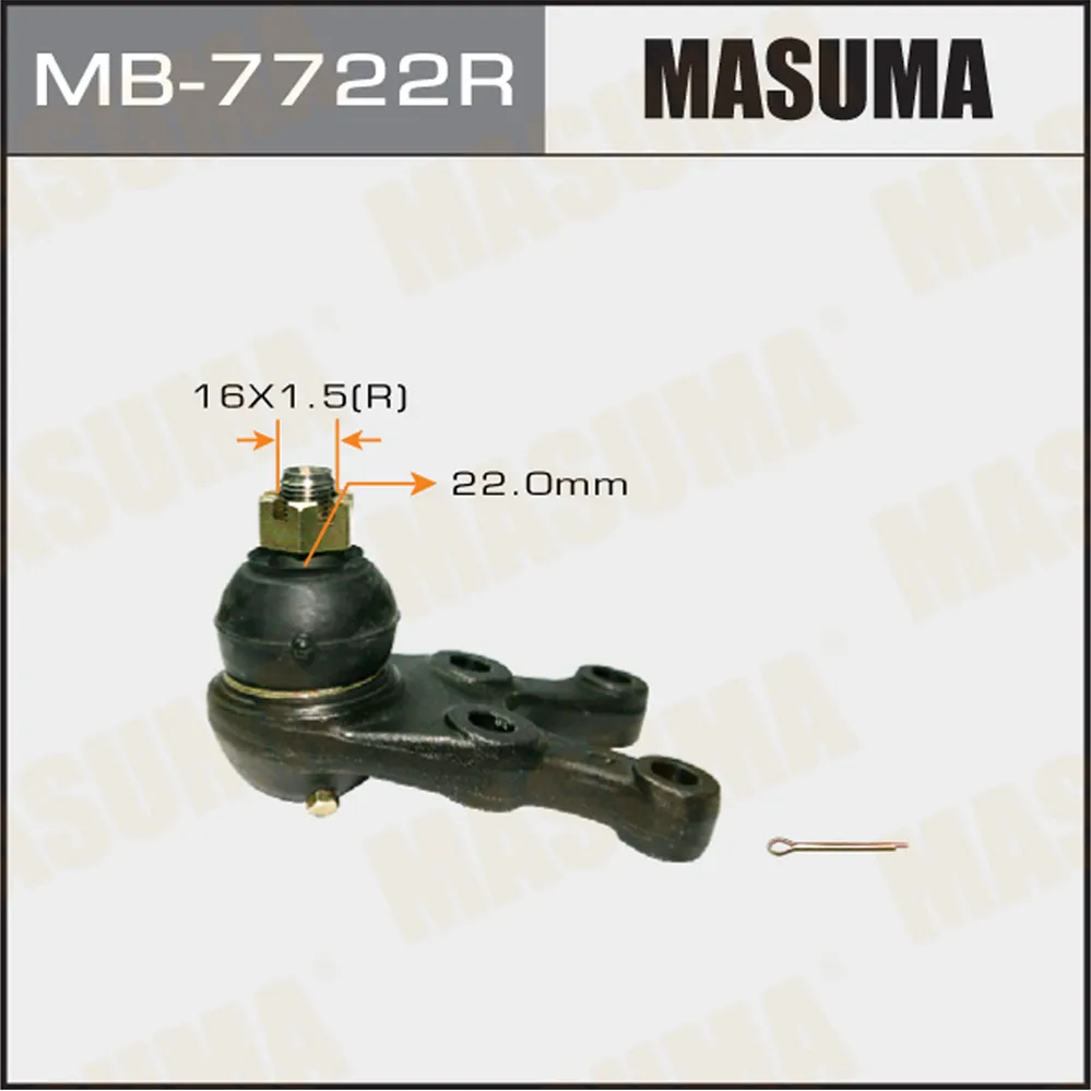 Опора шаровая MASUMA MB-7722R