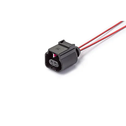 Разъем 8K0973702 (2pin) 2 контакта датчика детонации, мотора омывателя, лампы повторителя поворотов для Audi, Seat, Skoda, Volkswagen.