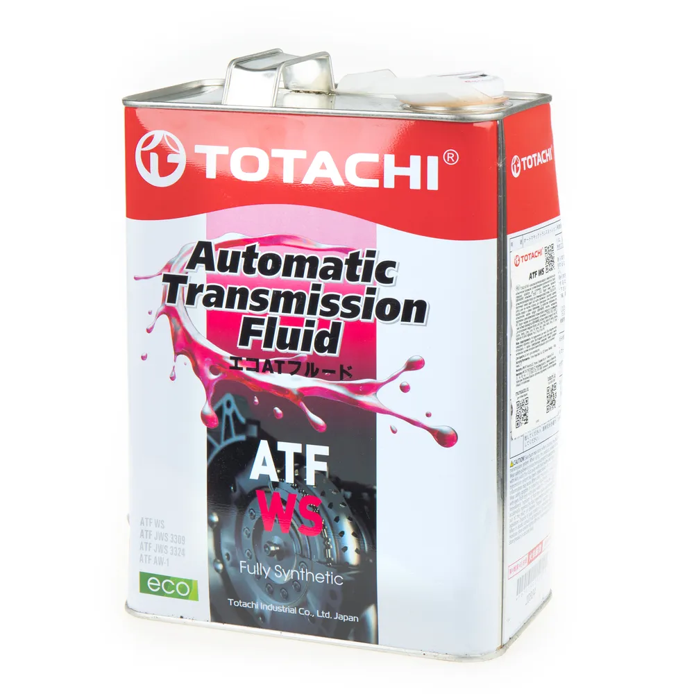Уценка Масло трансмиссионное TOTACHI AUTO FLUID WS синтетическое 4 л 20804-N1