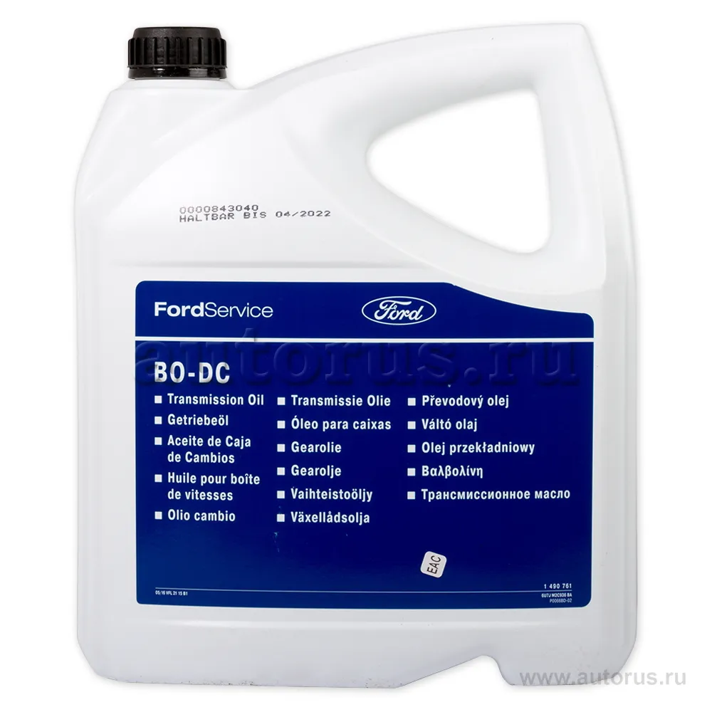 Масло трансмиссионное FORD BO-DC 5 л 1 490 761