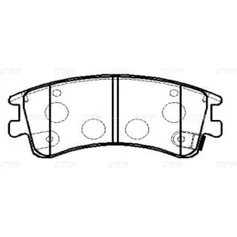 Колодки тормозные MAZDA 6 2002 ~ 2008 / Atenza 2002 ~ 2008 CTR GK0653