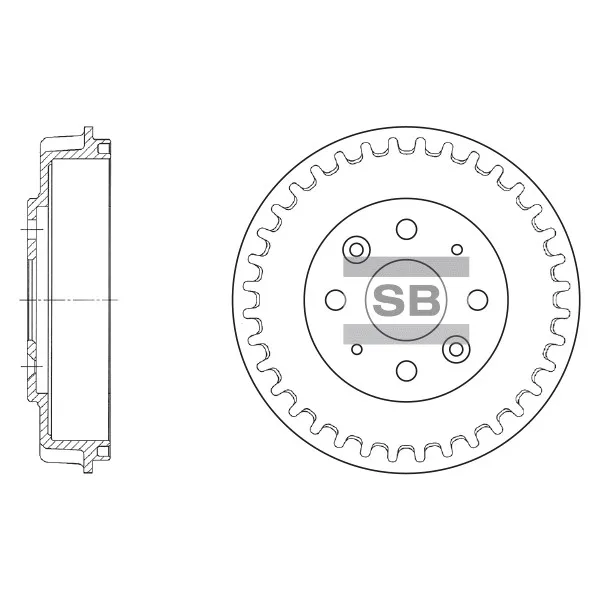 Барабан тормозной SANGSIN BRAKE SD2017