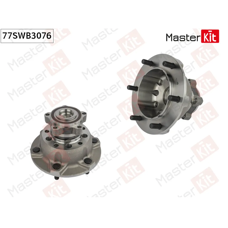 Ступица в сборе с подшипником перед. MASTERKIT 77SWB3076