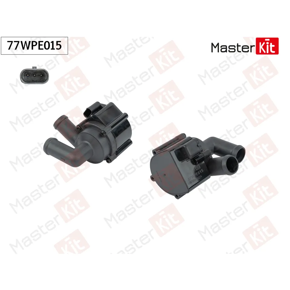 Насос водяной электрический Volkswagen TIGUAN (5N_)/Skoda YETI (5L) 2007 - MASTERKIT 77WPE015