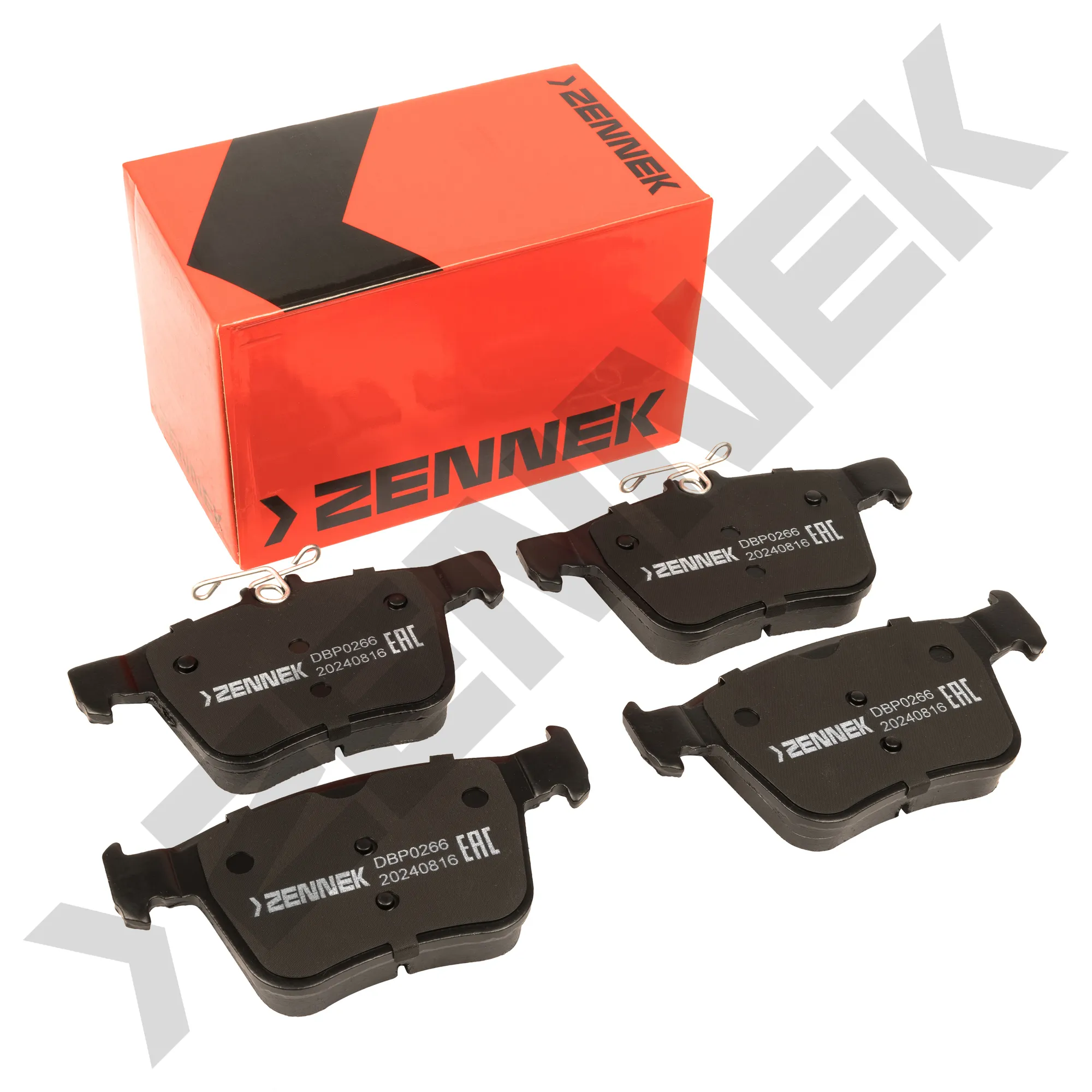 Колодки тормозные дисковые задние AUDI A1/A3 12-, SKODA OCTAVIA 14- ZENNEK DBP0266