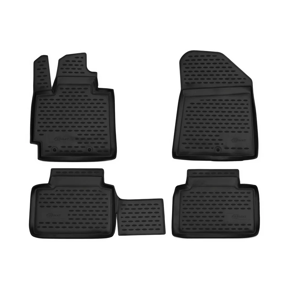 Коврики в салон KIA Soul, 2014->, 4 шт. (ПУ, повышенная износостойкость) FORMAT FORMAT.25.49.210