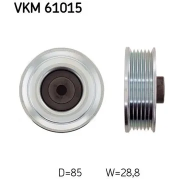 Ролик натяжителя приводного ремня SKF VKM 61015