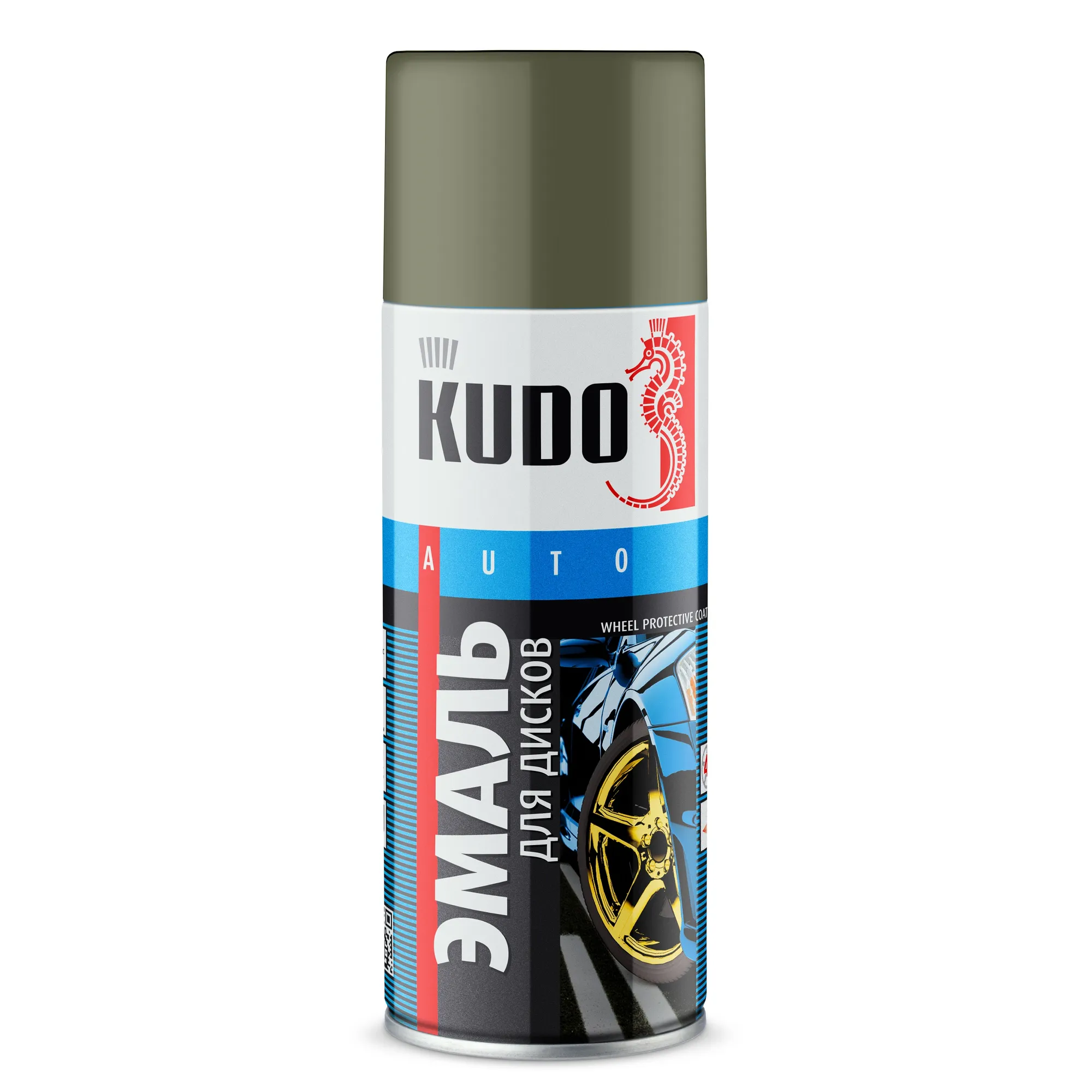 Эмаль для дисков болотная KUDO KERRY KU5204