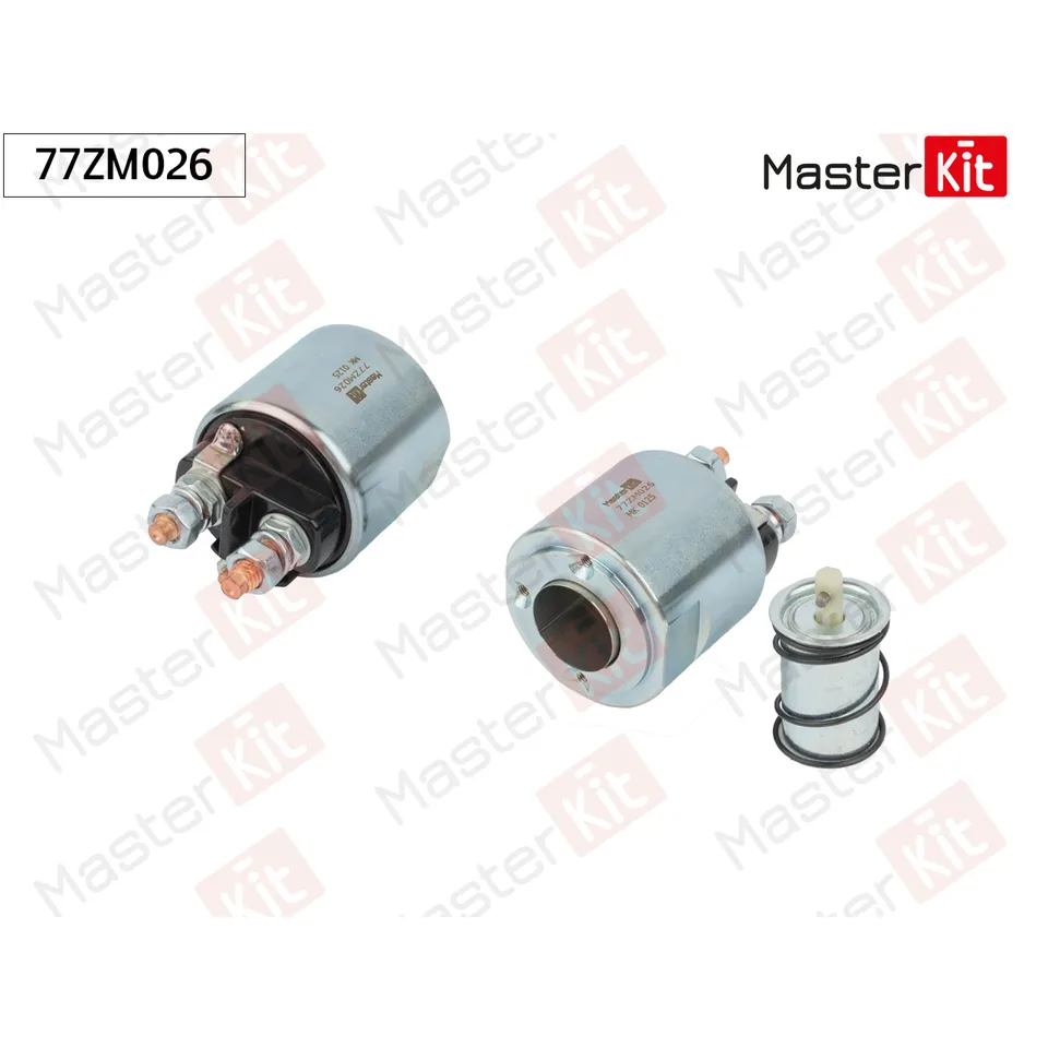Реле втягивающее RENAULT DUSTER, SANDERO, MEGANE MASTERKIT 77ZM026