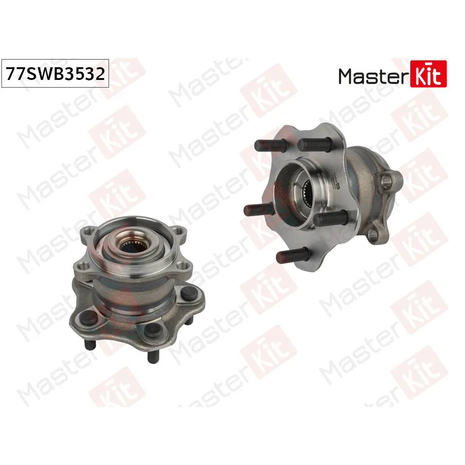 Ступица в сборе с подшипником зад. MASTERKIT 77SWB3532