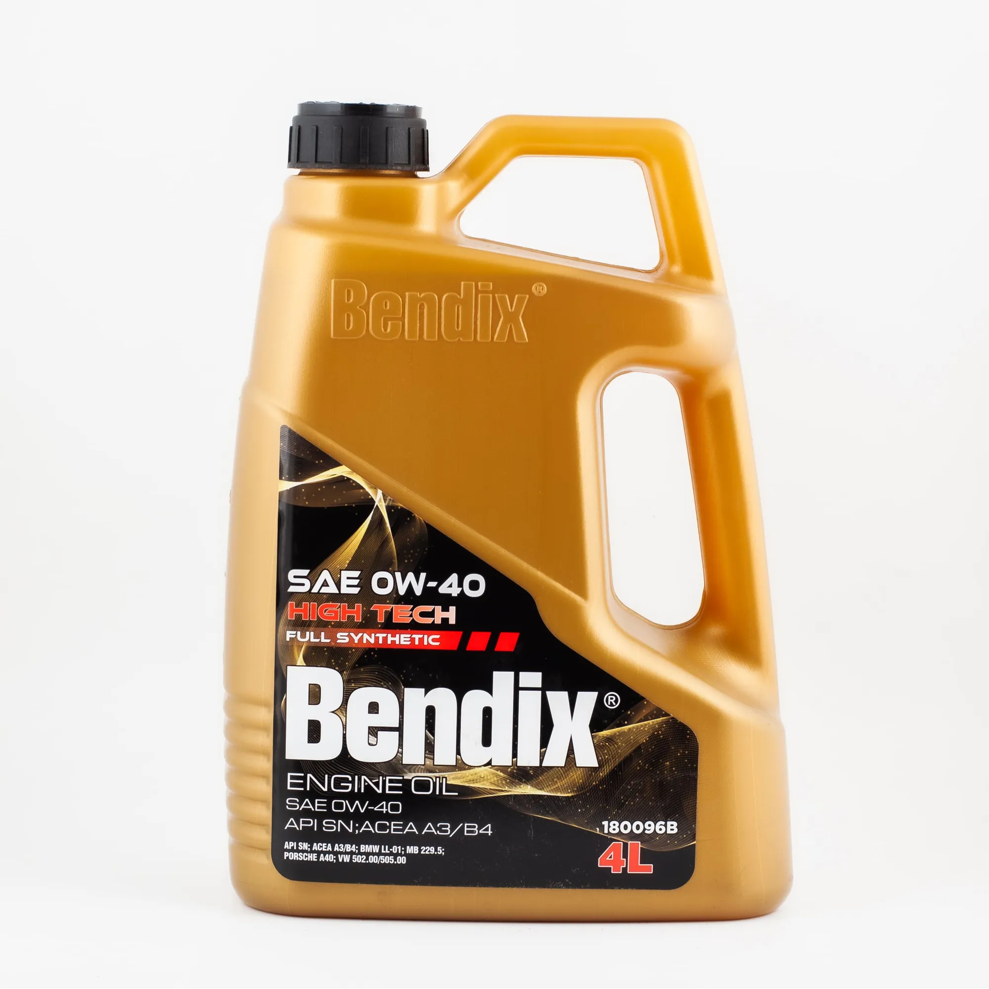 Масло моторное BENDIX HIGH TECH 0W-40 синтетическое 4 л 180096B