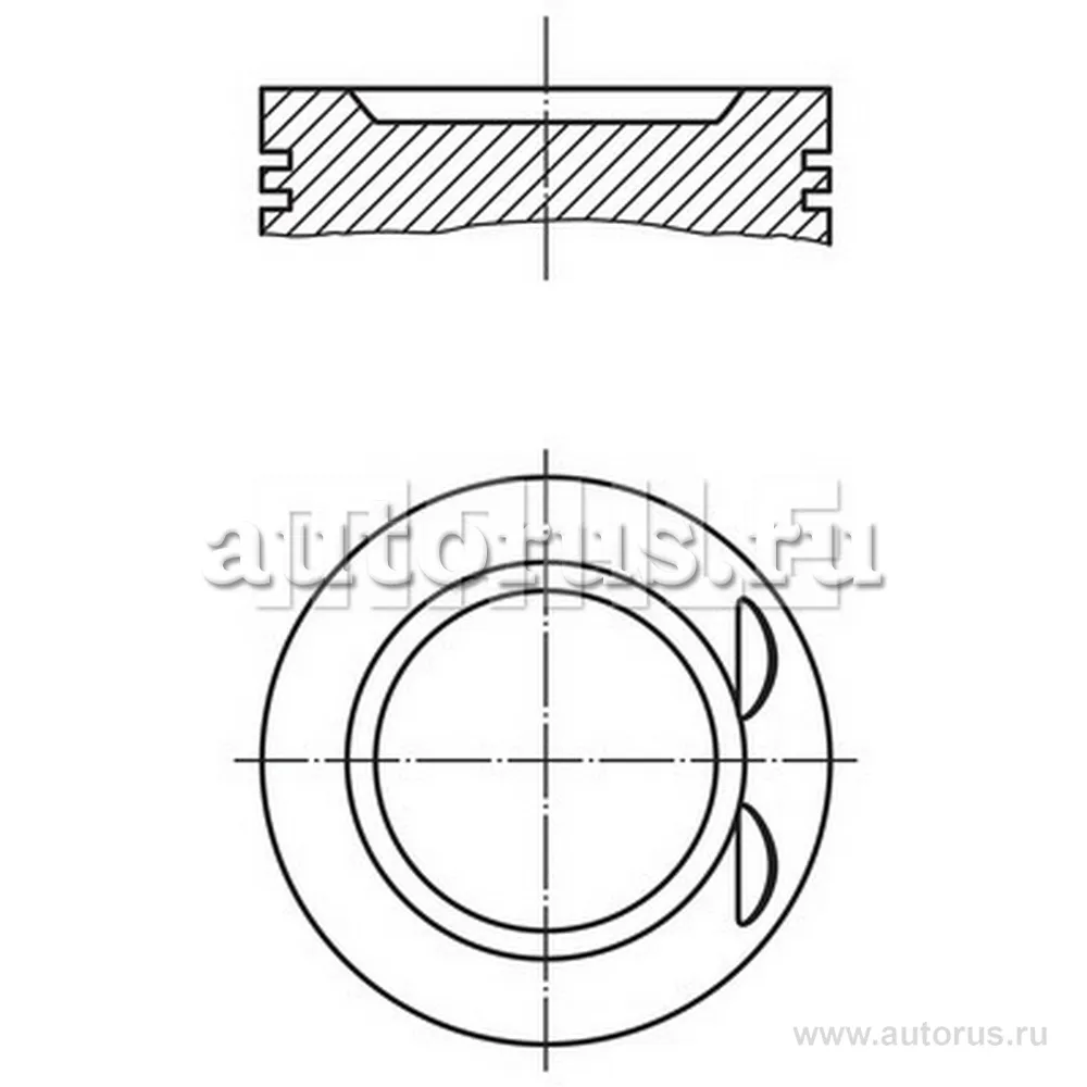 Поршень ДВС Opel Vectra 2.0 16V X2.0XE =86 1.5x1.5x3 std 94>